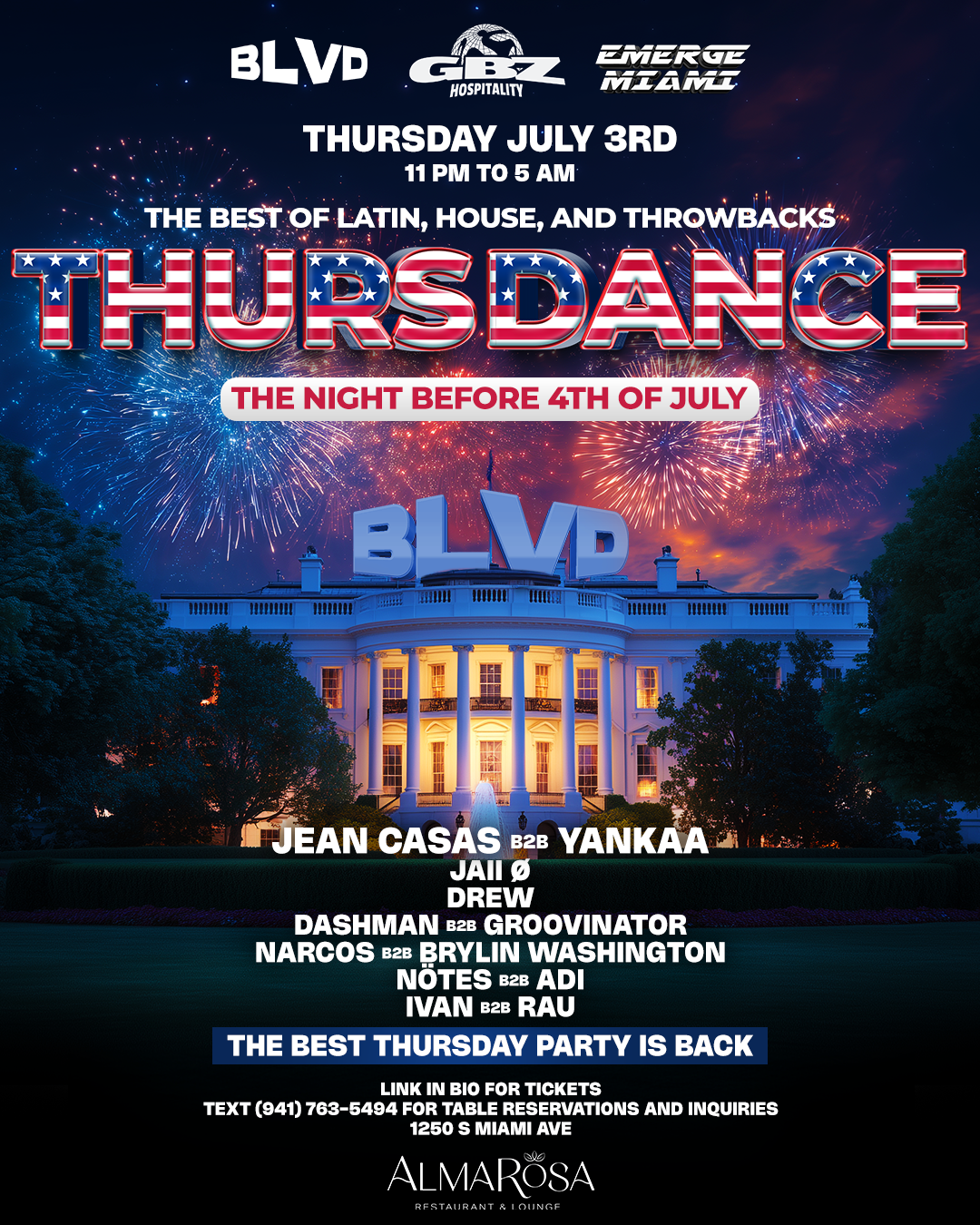 ThursDance at AlmaRosa