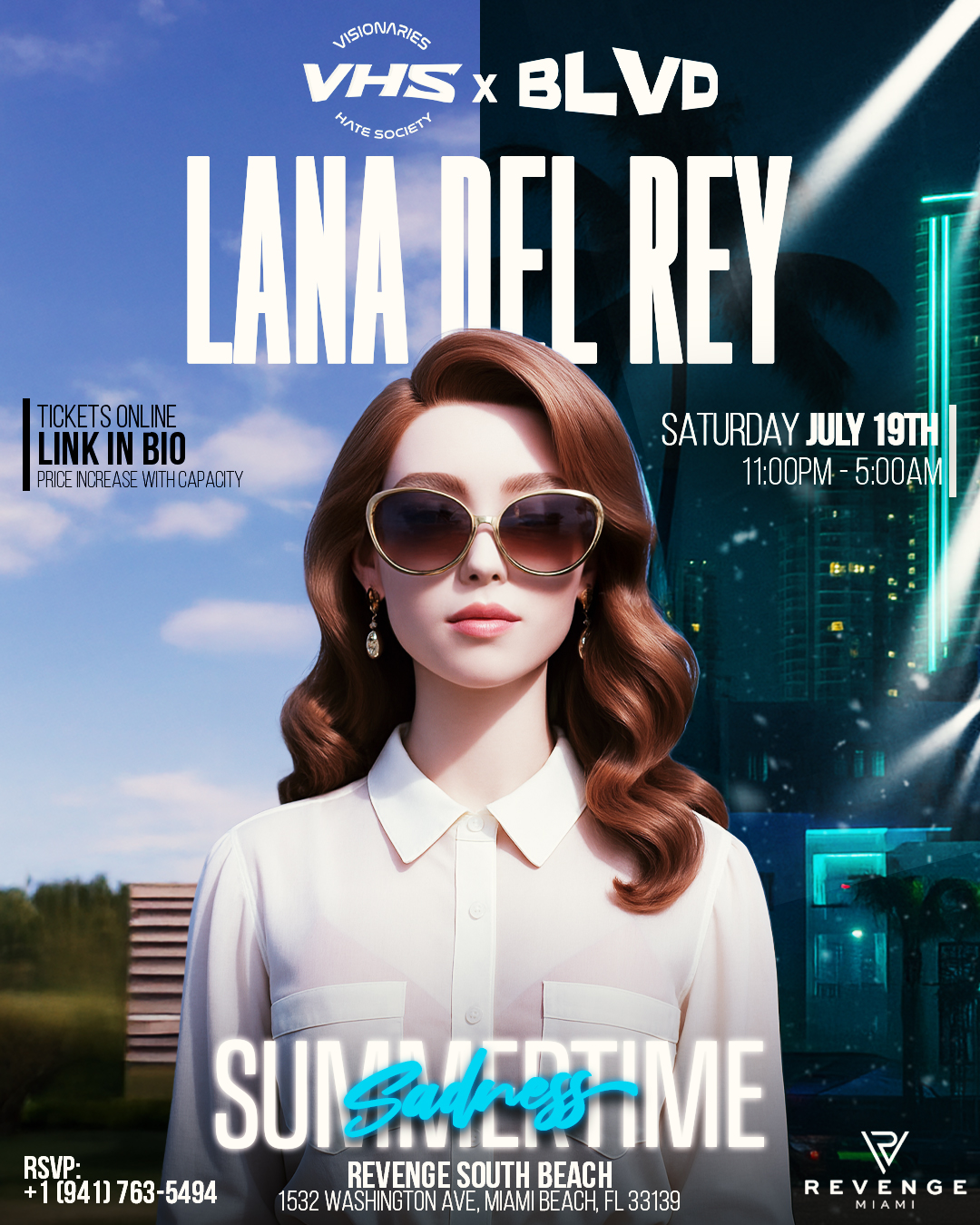 Summertime Sadness at Revenge this Saturday