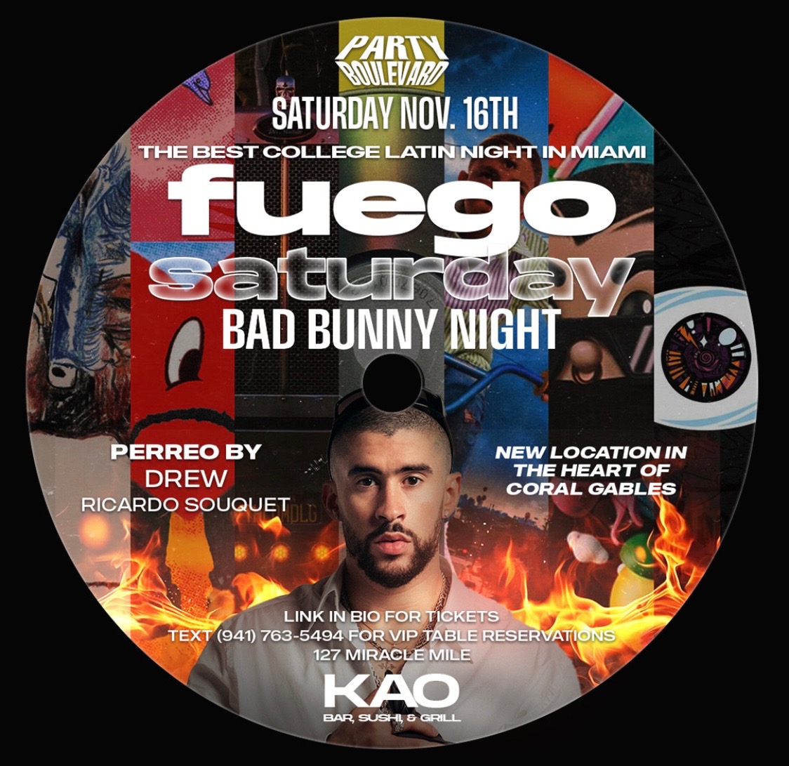 Fuego Saturday in Coral Gables